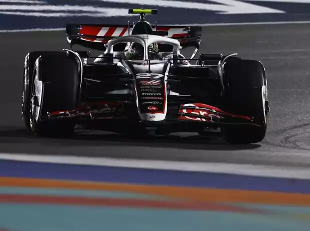 Titel-Bild zur News: Nico Hülkenberg im Haas VF-24 beim Formel-1-Qualifying in Katar 2024