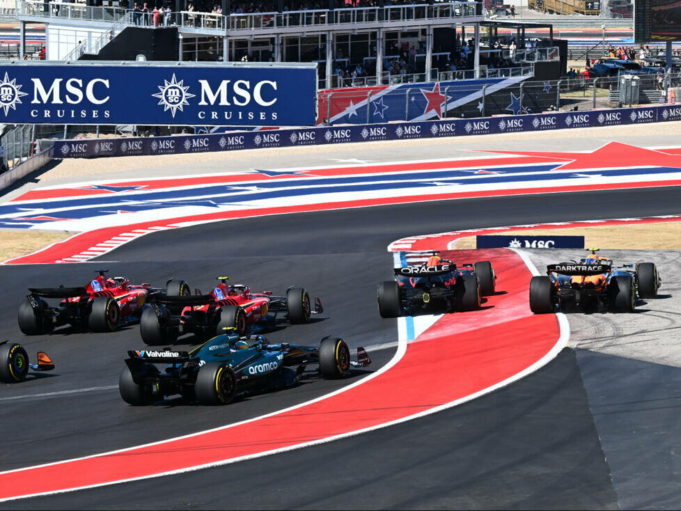 Max Verstappen, Lando Norris, Charles Leclerc