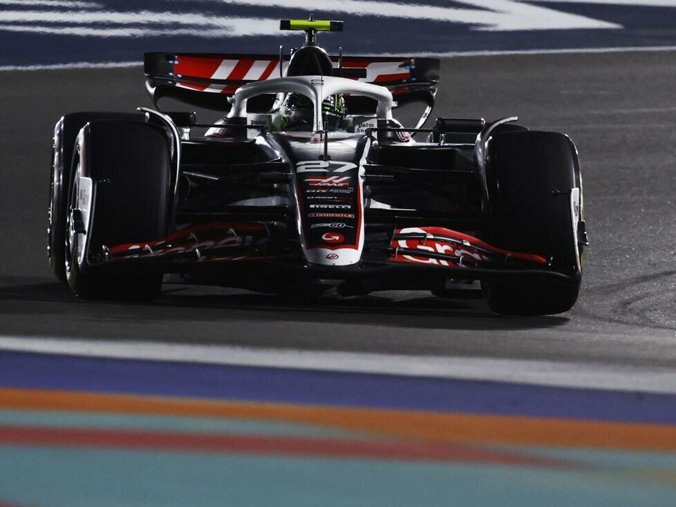 Nico Hülkenberg im Haas VF-24 beim Formel-1-Qualifying in Katar 2024