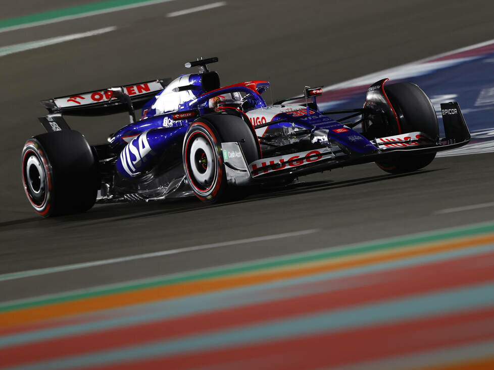 Liam Lawson (Racing Bulls) beim Formel-1-Rennen in Katar 2024