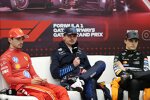 Max Verstappen (Red Bull), Charles Leclerc (Ferrari) und Oscar Piastri (McLaren) 