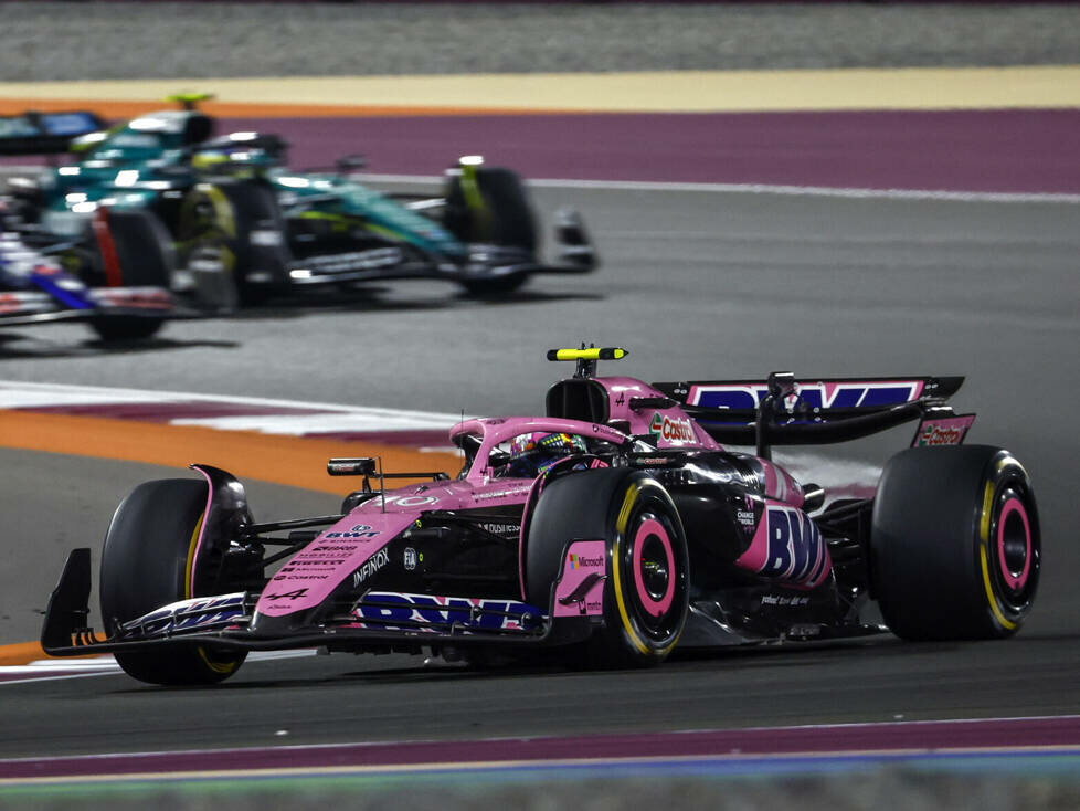 Pierre Gasly (Alpine A524) beim Formel-1-Rennen in Katar 2024