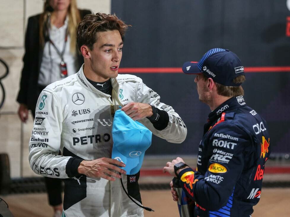 Max Verstappen, George Russell
