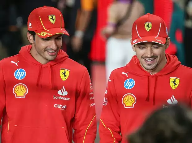 Carlos Sainz, Charles Leclerc Titel-Bild zur News: Carlos Sainz, Charles Leclerc