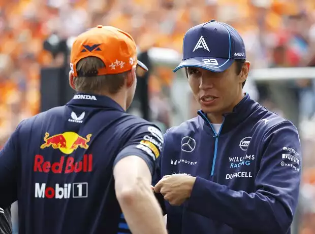 Alexander Albon, Max Verstappen Titel-Bild zur News: Alexander Albon, Max Verstappen