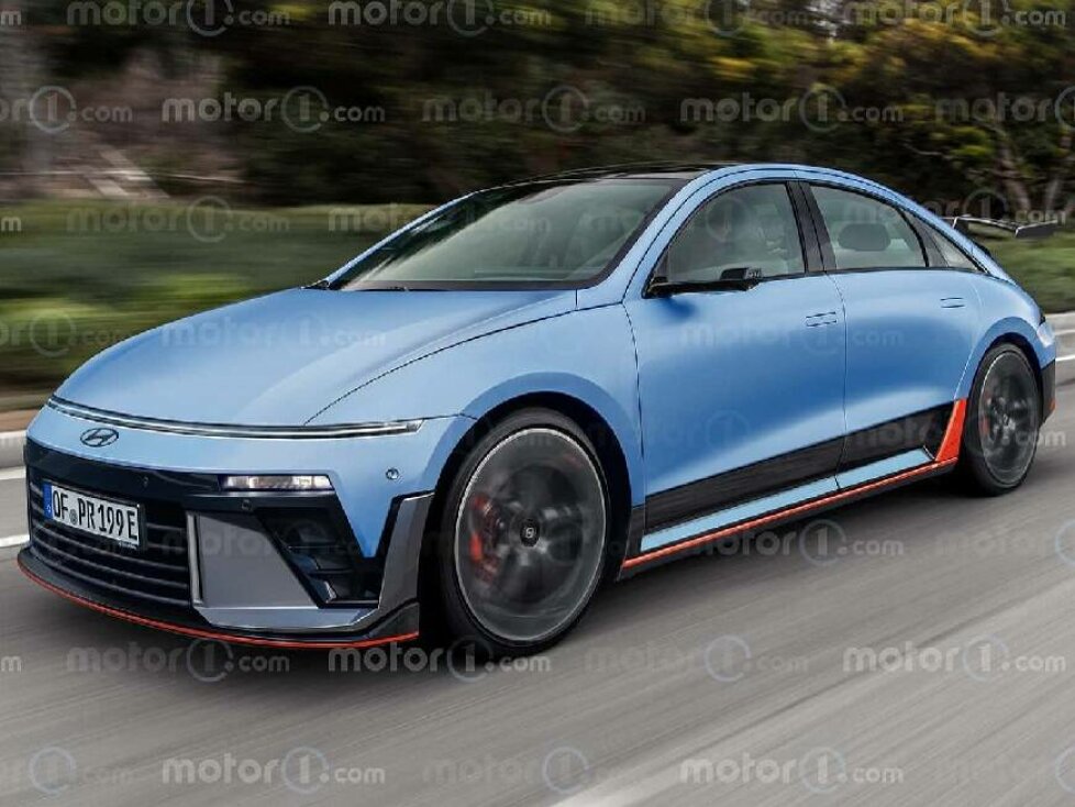 Hyundai Ioniq 6 N Rendering