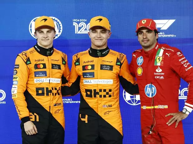 Oscar Piastri, Lando Norris, Carlos Sainz Titel-Bild zur News: Oscar Piastri, Lando Norris, Carlos Sainz