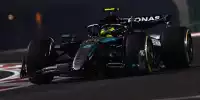 Lewis Hamilton (Mercedes W15) beim Formel-1-Rennen in Abu Dhabi 2024
