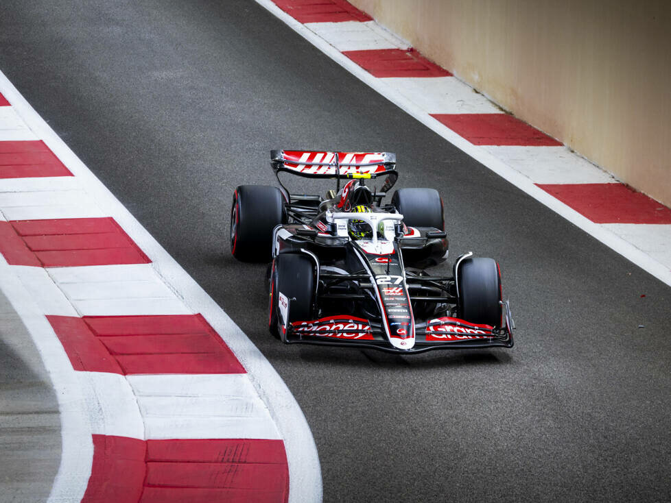 Nico Hülkenberg (Haas) beim Formel-1-Rennen in Abu 'Dhabi 2024