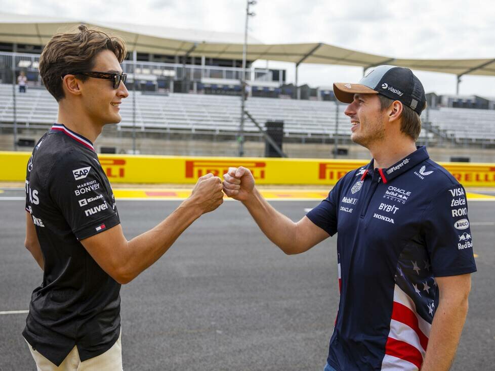 George Russell, Max Verstappen