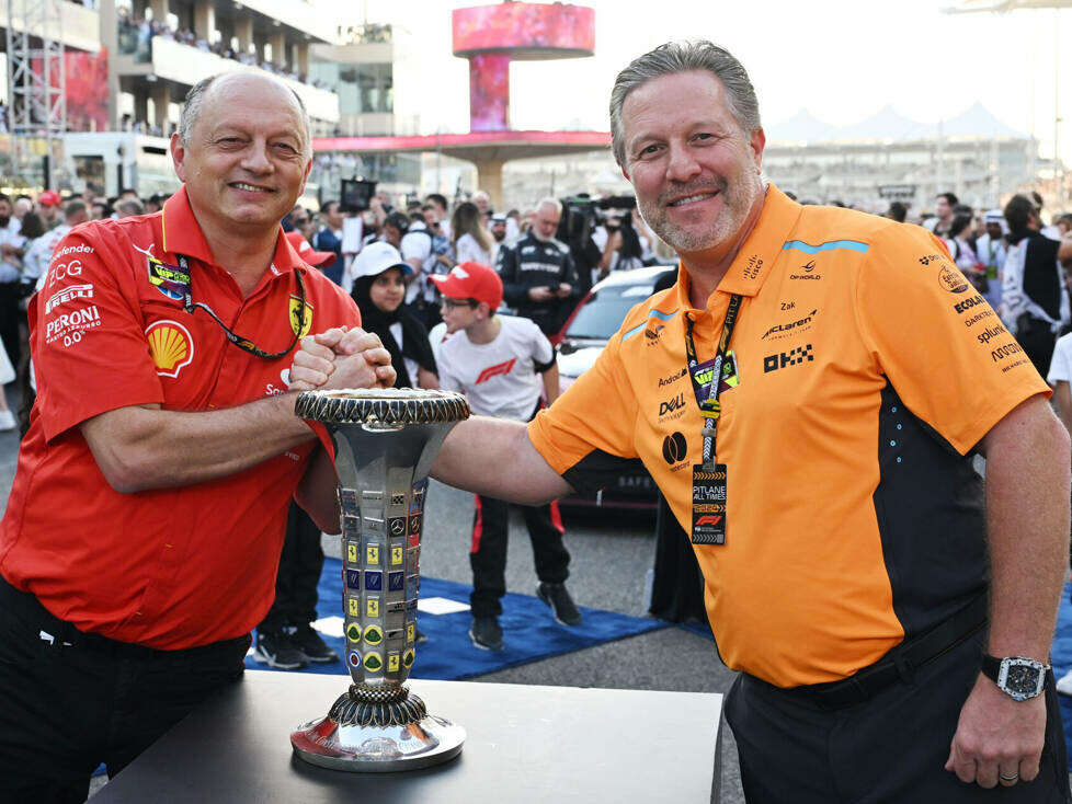 Frederic Vasseur, Zak Brown