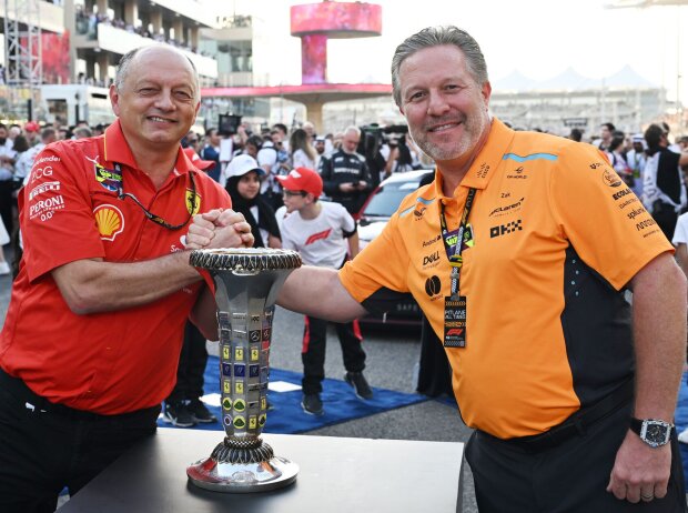 Frederic Vasseur, Zak Brown Frederic Vasseur, Zak Brown