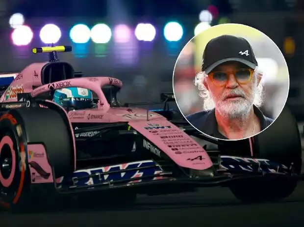 Fotomontage: Pierre Gasly im Alpine A524 mit Flavio Briatore Titel-Bild zur News: Fotomontage: Pierre Gasly im Alpine A524 mit Flavio Briatore