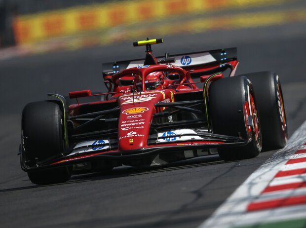 Carlos Sainz (Ferrari SF-24) beim Formel-1-Rennen in Mexiko 2024