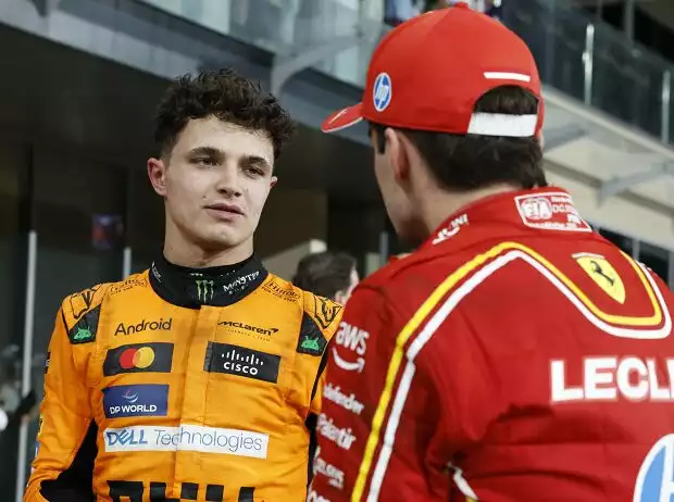Lando Norris, Charles Leclerc Titel-Bild zur News: Lando Norris, Charles Leclerc