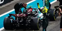 Lewis Hamilton (Mercedes) beim Formel-1-Rennen in Abu Dhabi 2024