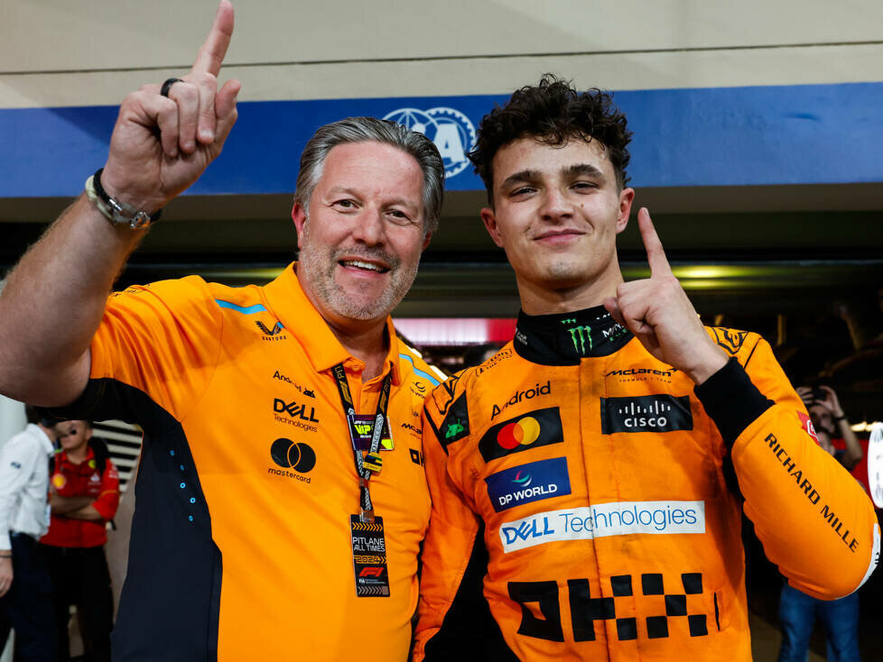Zak Brown, Lando Norris
