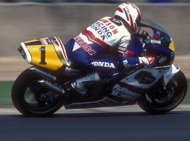 Eddie Lawson (Kanemoto-Honda) in der 500er-Saison 1989 Eddie Lawson (Kanemoto-Honda) in der 500er-Saison 1989