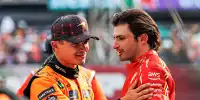 Lando Norris (McLaren) und Carlos Sainz (Ferrari)