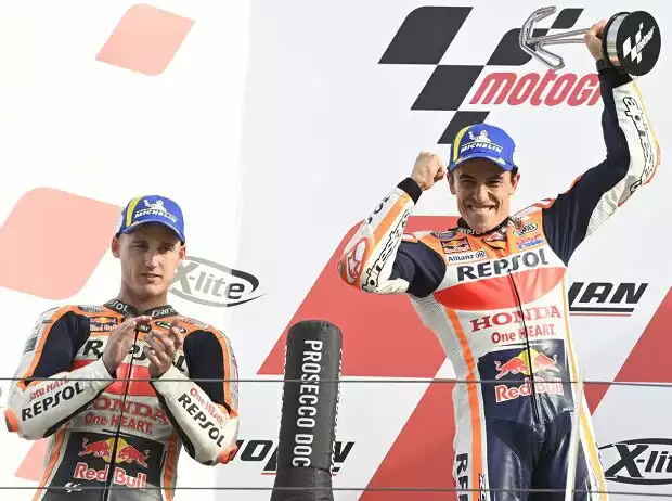 1. Marc Marquez, 2. Pol Espargaro Titel-Bild zur News: 1. Marc Marquez, 2. Pol Espargaro