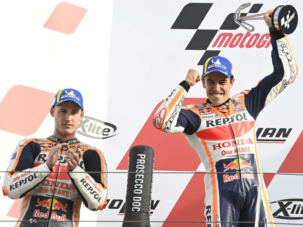 1. Marc Marquez, 2. Pol Espargaro