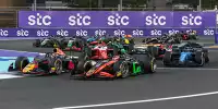 Start zum Formel-2-Rennen in Dschidda 2024
