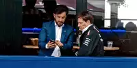 FIA-Präsident Mohammed bin Sulayem und Mercedes-Teamchef Toto Wolff