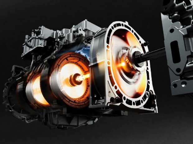 Wankelmotor des Mazda MX-30 e-Skyactiv R-EV Wankelmotor des Mazda MX-30 e-Skyactiv R-EV