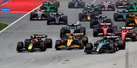 Lando Norris, Max Verstappen, George Russell
