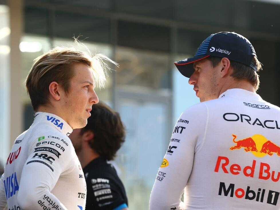 Liam Lawson, Max Verstappen