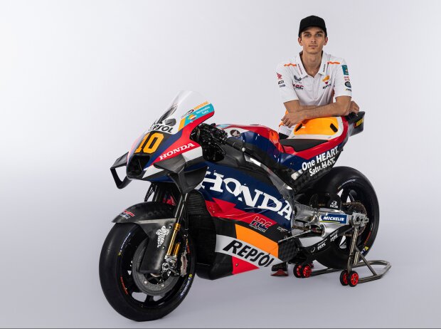 Luca Marini com a Honda RC213V para a temporada de MotoGP de 2024
