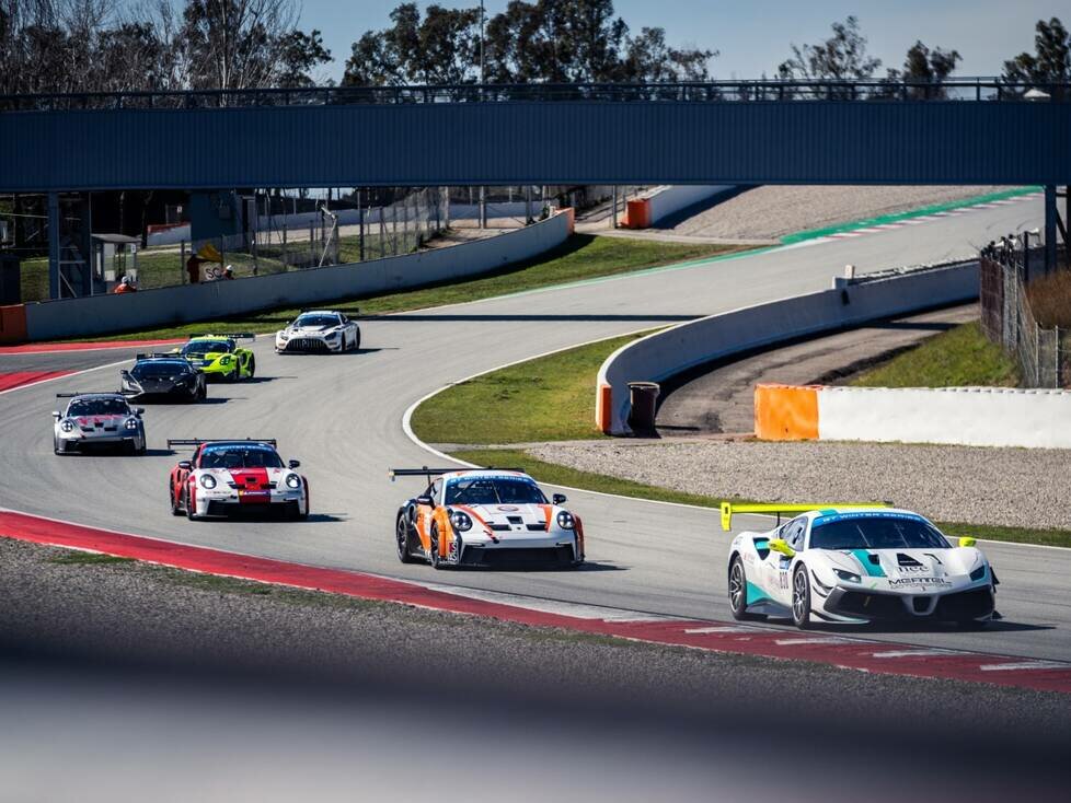 Rennszene der GT-Winter-Series
