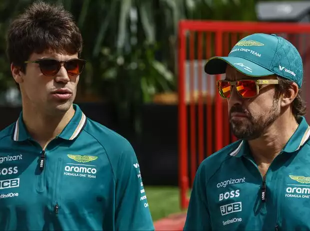 Lance Stroll, Fernando Alonso Titel-Bild zur News: Lance Stroll, Fernando Alonso