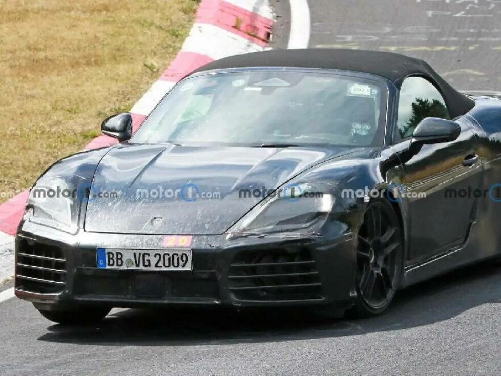 Erlkönig des elektrischen Porsche Boxter