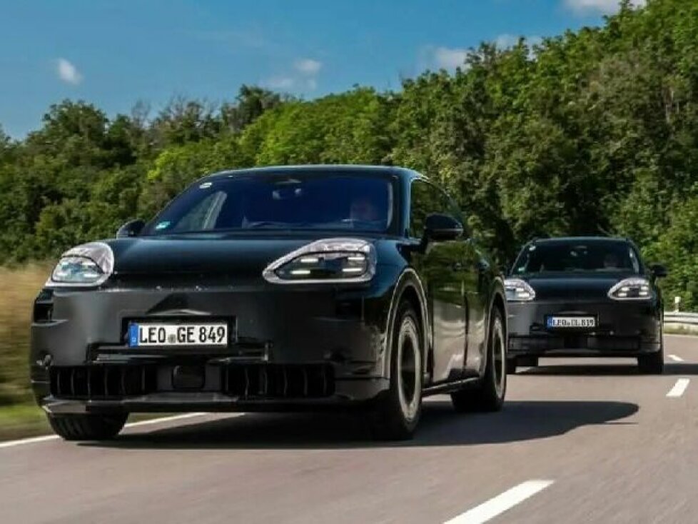 Prototypen des neuen Porsche Cayenne