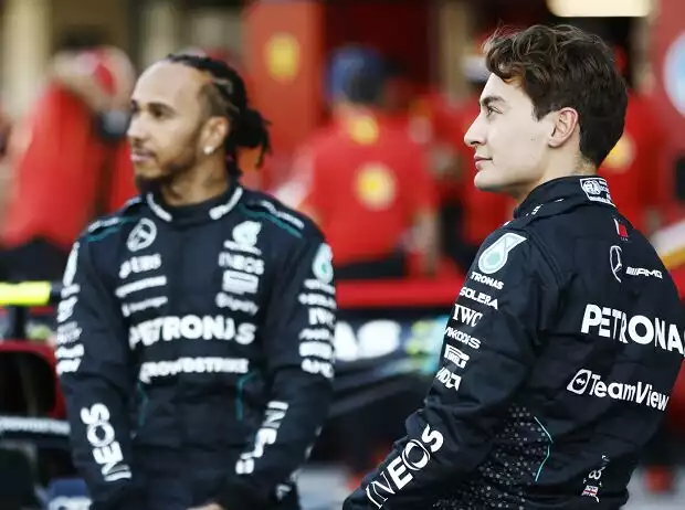 Lewis Hamilton, George Russell Titel-Bild zur News: Lewis Hamilton, George Russell