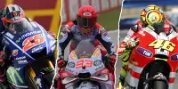 Maverick Vinales, Marc Marquez, Valentino Rossi