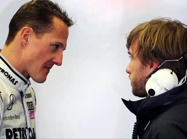 Michael Schumacher, Nick Heidfeld Titel-Bild zur News: Michael Schumacher, Nick Heidfeld