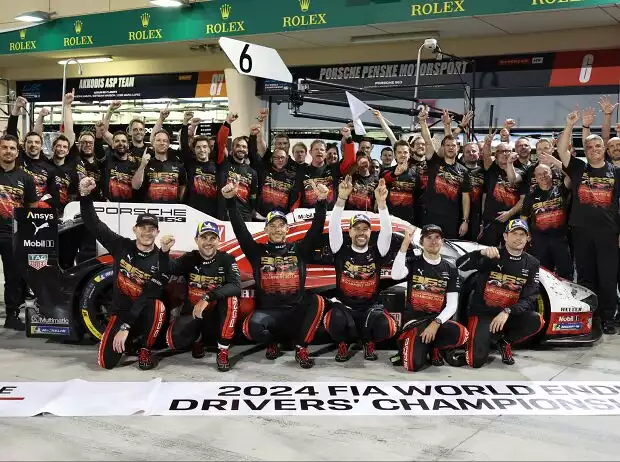 Titel-Bild zur News: Andre Lotterer, Kevin Estre und Laurens Vanthoor holten den WEC-Titel in überlegener Manier