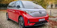Bild zum Inhalt: VW ID. Buzz GTX (2024): Possierlicher Lifestylesportler im Test