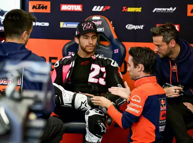 Enea Bastianini, Dani Pedrosa Titel-Bild zur News: Enea Bastianini, Dani Pedrosa