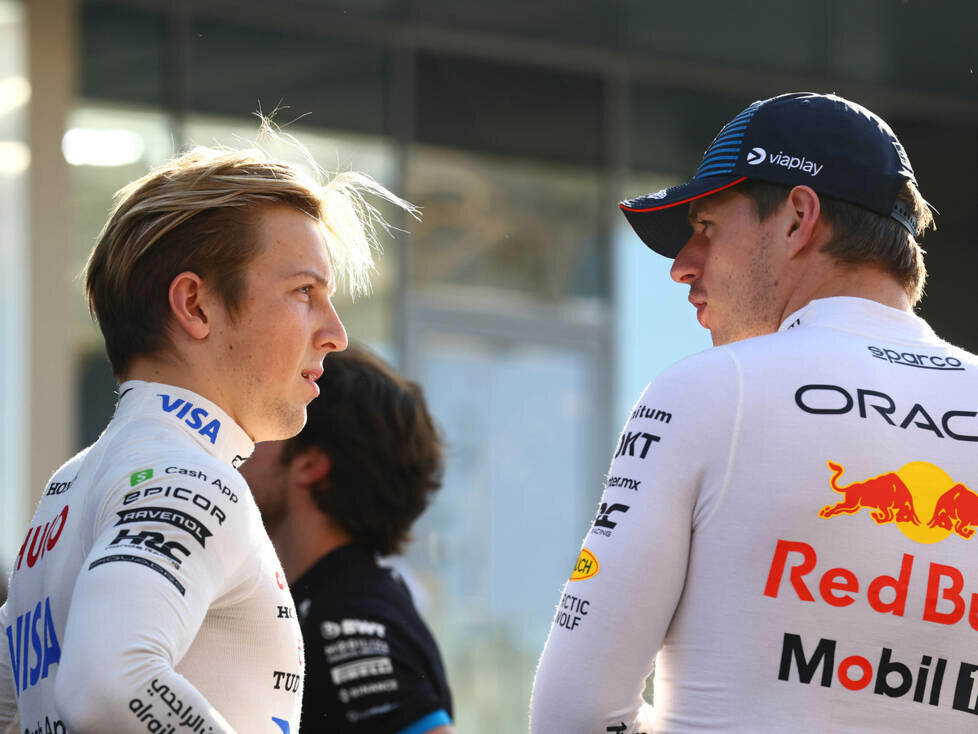 Liam Lawson und Max Verstappen