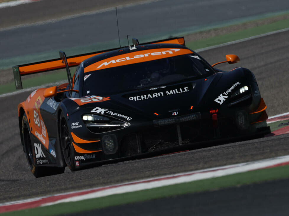 Darren Leung konnte den McLaren von United Autosports schon beim Rookie-Test fahren