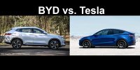 BYD Song Plus und Tesla Model Y