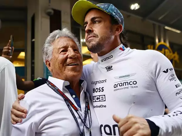 Mario Andretti und Fernando Alonso Titel-Bild zur News: Mario Andretti und Fernando Alonso