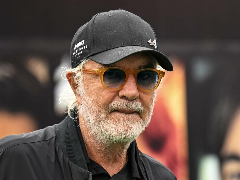 Alpine-Berater Flavio Briatore im Formel-1-Fahrerlager