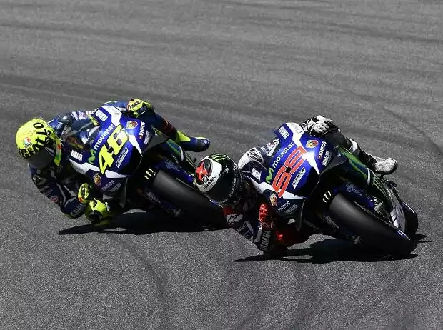 Jorge Lorenzo, Valentino Rossi Titel-Bild zur News: Jorge Lorenzo, Valentino Rossi