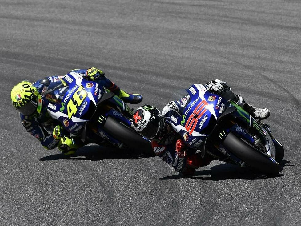 Jorge Lorenzo, Valentino Rossi