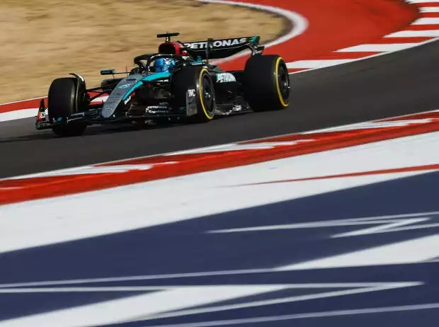 George Russell (Mercedes W15) beim Formel-1-Rennen in Austin 2024 Titel-Bild zur News: George Russell (Mercedes W15) beim Formel-1-Rennen in Austin 2024