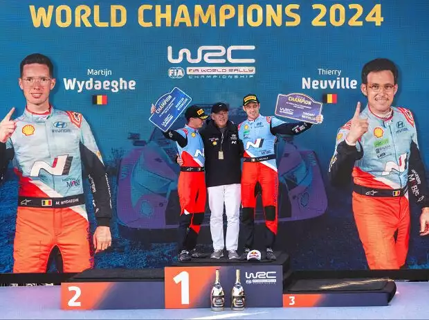 Thierry Neuville und Martijn Wydaeghe sind die Weltmeister des Jahres 2024 Titel-Bild zur News: Thierry Neuville und Martijn Wydaeghe sind die Weltmeister des Jahres 2024
